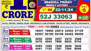 🔴 Nagaland Lottery Live 8pm 22112024 Evening  State Dear Lottery Result [upl. by Midge]