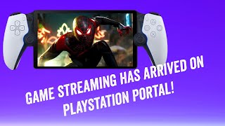 Game streaming has arrived on PlayStation Portal Testing PlayStation Plus streaming [upl. by Neely774]