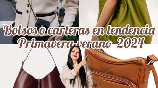 Tendencias en bolsos o carteras primaveraverano 2024Lo que se vió en las pasarelas [upl. by Adama774]