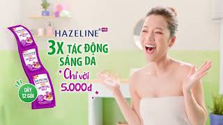 Sữa Tắm Hazeline Dạng Gói Mới  3X Tác Động Sáng Da Giá Chỉ 5 Ngàn Đồng [upl. by Akahs]