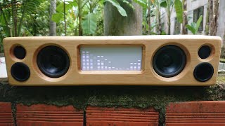 DIY 60W bluetooth speaker with music lights [upl. by Fafa]