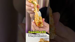 Coxinha Fit com apenas 3 ingredientes comidaereceitas coxinhafit receita coxinha [upl. by Kunkle]