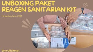 UNBOXING PAKET REAGEN SANITARIAN KIT🎁📦 [upl. by Kampmann]