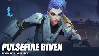 PULSEFIRE RIVEN PREVIEW New Epic Skin Released 209 [upl. by Allana]