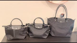 Longchamp Le Pliage Collection amp Comparisons Neo Green Line Energy Line [upl. by Claudy]