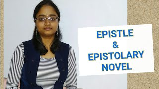 Meanings of EPISTLE amp EPISTOLARY NOVEL [upl. by Ahtekahs]