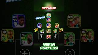 Try this tactic counter attack 100 eFootball 2025 shorts efootball efootball2025 [upl. by Aidnyl]