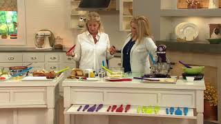 Mad Hungry 4 piece MultiUse Silicone Spurtle Set on QVC [upl. by Panaggio]