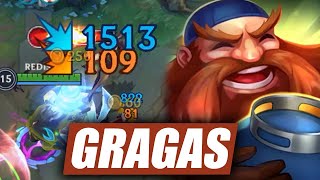 Wild Rift Gragas 1513 Crit Damage Build amp Runes [upl. by Dotson]