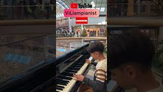 Feliz Navidad Christmas Song Viliampianist shoppingcenter reels short [upl. by Ulrike]