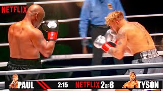 Mike Tyson vs Jake Paul FULL FIGHT HIGHLIGHT  The Showdown Netflix 2024 [upl. by Lachman]