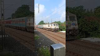 20832 dn SBP  SHM Mahima Gosain Express with WATE WAP7 🔥 trending shorts indianrailways viral [upl. by Engdahl]