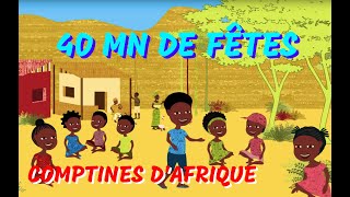 ON FAIT LA FETE  comptines africaines avec paroles [upl. by Hearsh]