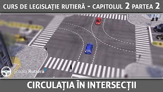 Curs de legislație rutieră  Capitolul 2 Partea 2  Circulația în intersecții [upl. by Rockwell]