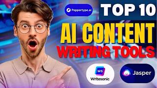 Top 10 AI Content Writing Tools You Need to Know in 2024 [upl. by Cavil]