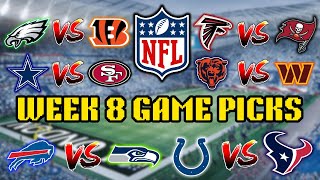 NFL Week 8 Predictions [upl. by Leong]