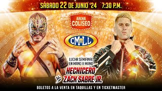 Zack Sabre Jr vs Hechicero CMLL 62224 amp PWG 101918 Match Reviews [upl. by Desberg]