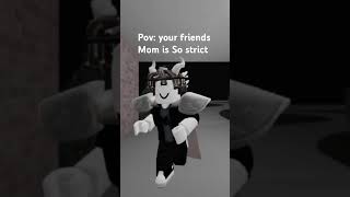 Strict moms Meme Doorbell doorbellcam short ROBLOX [upl. by Idok]