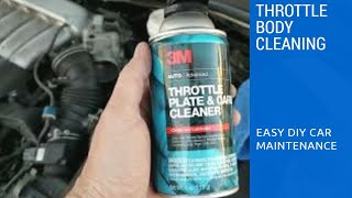 Throttle body cleaning  Easy [upl. by Ardenia]