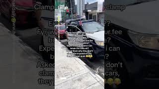 Malaysian Man Questions DBKL Officers for Clamping His Friend’s Car but Not Luxury Cars Nearby [upl. by Arataj721]