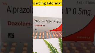 Alprazolam tablet anxiety ytshorts [upl. by Avat]