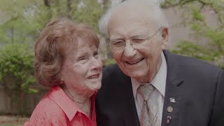 Alfred and Janis Sturchio married 70 years first met during Battle of the Bands Festival in 1950 [upl. by Zaria]