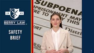 What is a Subpoena  Understanding Subpoenas  Do I have to show up if Served a Subpoena [upl. by Elletse]