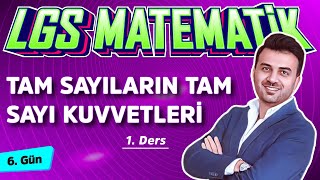 TAM SAYILARIN TAM SAYI KUVVETLERİ  8Sınıf Matematik 9Ders [upl. by Anigger192]