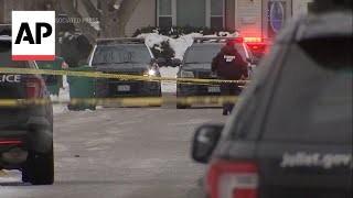 Authorities search for suspect in killing of 8 people in suburban Chicago [upl. by Jahncke]