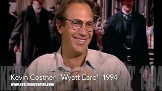 Kevin Costner talks with Jimmy Carter about Wyatt Earp 1994 [upl. by Adal771]