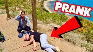 KNOCKED OUT FLIPPING PRANK ON GIRLFRIEND [upl. by Gylys]