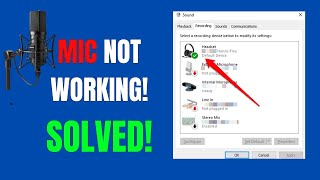 Fix Microphone Not Working on Windows 10  problem solved  2024  updated [upl. by Thornburg]