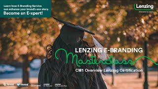 Masterclass CM1 Overview Lenzing Certification  German  Lenzing Group [upl. by Annaujat]