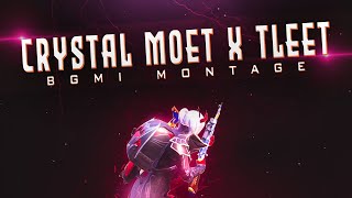 Crystal Moet X Tleet ⚡  BGMI Beat Sync Montage 🥵  Trifecta Gaming [upl. by Aleafar]