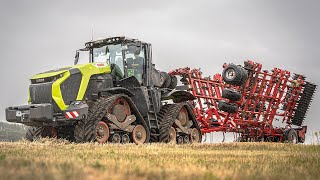 NEW 12Series  Claas XERION 12650  Germany  BREITES Bandlaufwerk  653PS  Horsch Cruiser12XL [upl. by Tuck]