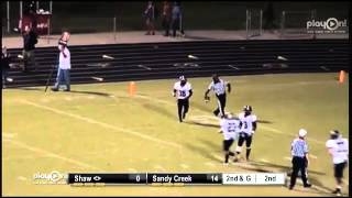 Shaw QB Chandler Whittlesey 3 Yard TD Run [upl. by Eniarda]