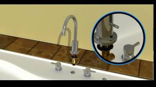 Bélanger H2flo® Roman Bathtub Faucet Installation [upl. by Dorrej]