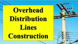 Overhead Distribution Lines Construction  DISTRIBUTION LINE CONSTRUCTION  Power System Operation [upl. by Wanyen]