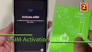 Aktif eSim Maxis Digi iPhone 14 Pro Internet Laju How To Activate eSim Data Plan Clear HD Voice [upl. by Karrah798]