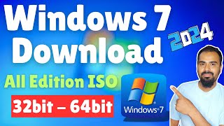 Windows 7 All Edition ISO Download Kaise Kare How to Download Windows 7 ISO File LATEST  2024 [upl. by Gardie]