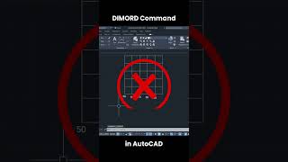 DIMORD Command in AutoCAD  How to Use Dimordinate shorts [upl. by Woolley]