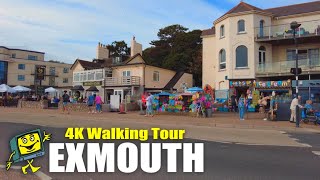 Exmouth  Devon UK  4K Walking Tour [upl. by Ytitsahc46]