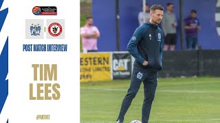 Tim Lees  Longridge Town h  Post Match Interview  Bury FC [upl. by Anaeg]