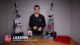 Hoover SmartWash  Troubleshooting Leaking Issues [upl. by Natek481]