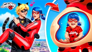 Pregnant Ladybug From Nerd to Miraculous Ladybug [upl. by Schild]