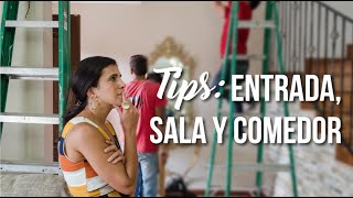 TIPS PARA MEJORAR TU ENTRADA SALA Y COMEDOR [upl. by Auoz219]