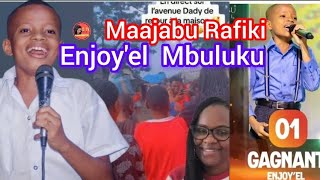 😃venez voir comment Enjoyel le 1er gagnant de Maajabu Rafiki a été accueilli dans son quartier 🥳👏 [upl. by Clementina]