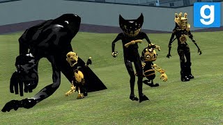 MORE CREEPY BENDY AND THE INK MACHINE NPCS  Garrys Mod [upl. by Etnecniv]