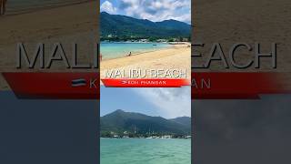 CRYSTAL CLEAR WATERS OF MALIBU BEACH IN KOH PHANGAN 🇹🇭🌊🏝️ malibubeach kohphangan travelvlog [upl. by Tedra]