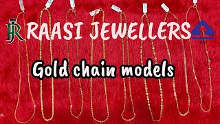 RAASI JEWELLERS GOLD CHAIN MODELS AVAILABLE [upl. by Georgie365]